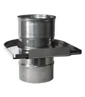 задвижка феррум (шибер выдвижной) нержавеющая (439/0,8мм), ф115