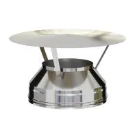 оголовок craft нержавеющий (310/0,8/304/0,5) ф120/220 с ветрозащитой