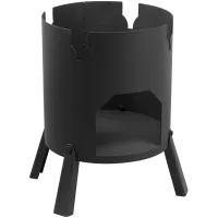 печь для казана стэн казанка-370 8-12л разборная, переносная#