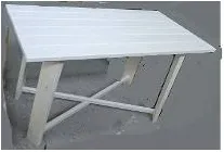 стол кантри 1070х675 см, осина, банный перец