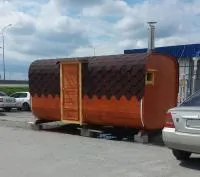 баня-бочка кедровая эксклюзив квадро 4,5м, спец