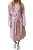халат anolehome женский вафельный р.48-50 розовый