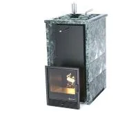 печь для бани изистим геленджик premium в 3-х.кожух змеевик открыт.верх