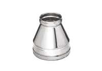 конус феррум нержавеющий (430/0,5 мм), ф120/200, по воде черная ral9005