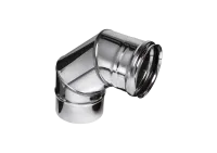 колено феррум угол 90° нержавеющее (430/1,0мм) ф150