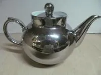 чайник фарфоровый (серебро)