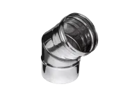 колено феррум угол 135° нержавеющее (430/0,5 мм) ф200 уценка