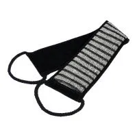 мочалка мужская лента с ручками (10х60см) банные штучки