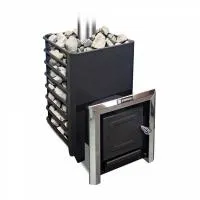 печь для бани ермак 16 сетка-классика carbon, антрацит