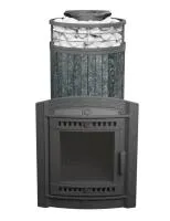 печь для бани прометалл атмосфера xl в ламелях пироксенит + сетка