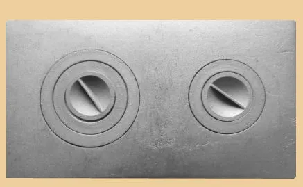 плита чугунная пс-2-3 с конфорками сборная 710*410*15мм рубцовск