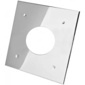 разделка феррум потолочная декоративная нерж. (430/0,5 мм) 480*480 с отв. ф250, в пленке