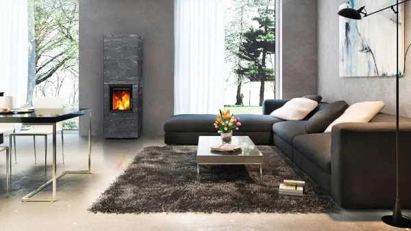 печь-камин tulikivi kammi nobile 1900 мм