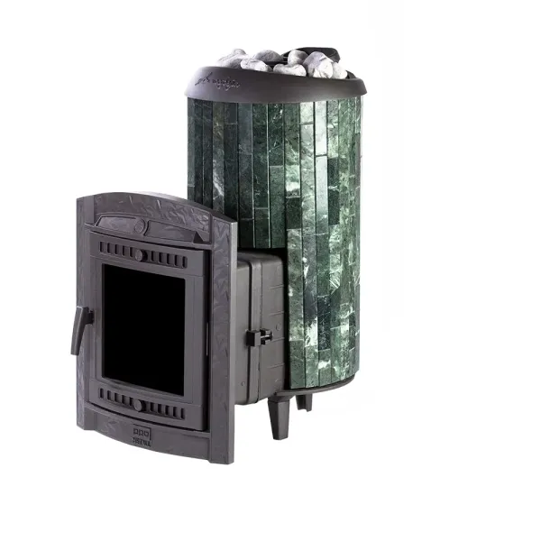 печь для бани прометалл атмосфера xl в ламелях змеевик