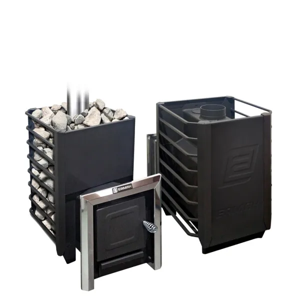 печь для бани ермак 16 сетка-классика carbon, антрацит